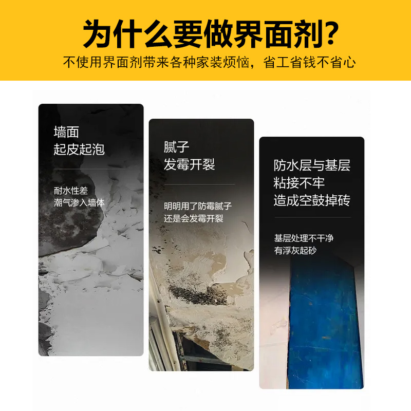 邓祿普混凝土界面剂新旧墙面地面拉毛处理剂水泥界面处理剂