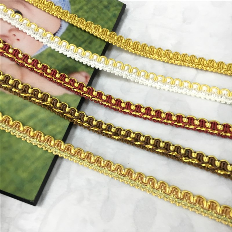 欧式沙发垫花边辅料客厅翻新木皮椅子靠背压拼接装饰布艺DIY