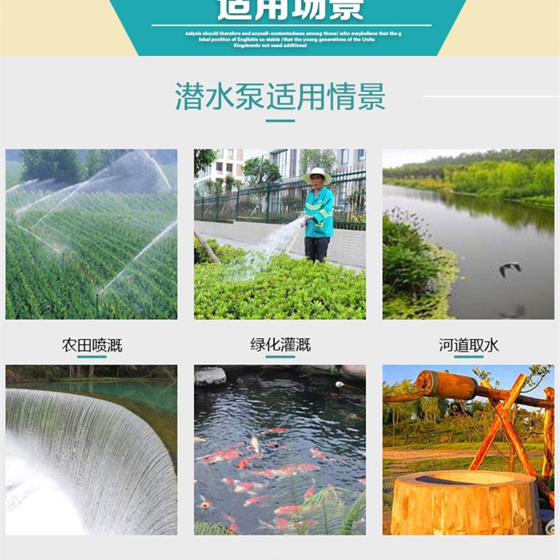 新界水泵WQ(D)-L1型污水污物潜水泵排污泵泥浆泵化粪池抽水机