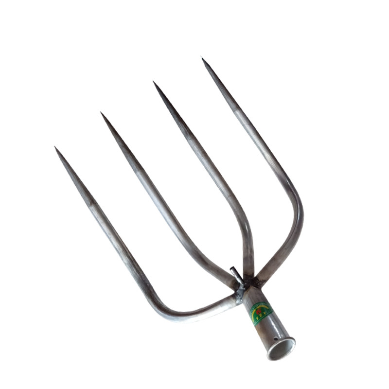 四股叉农用三股叉全钢草叉子大号铁叉钢叉打场晒粮挑柴草三四齿叉