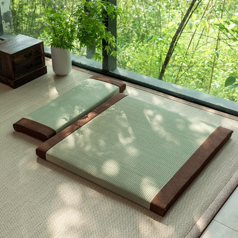 草编打坐垫禅修垫家用跪拜垫静坐冥想垫环保蔺草加厚打坐蒲团