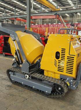 HT750Y水泥混凝土搅拌运输车小型搅拌罐 家用自用迷你履带搅拌罐