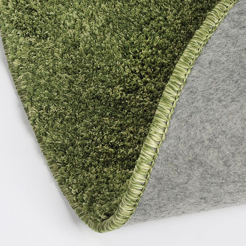 山花地毯用环保客厅发卧室纯色圆百搭现沙代简约形家ZPE002长方长