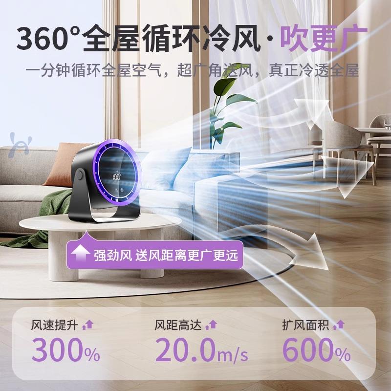 2025新款空气循环扇公室桌电风办扇静音小型宿舍式家用台冷cyl-43