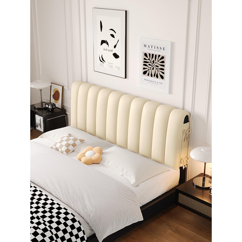 [UJY两侧可选]床垫软袋带木制床头简单的套榻榻米柜靠可背拆卸，