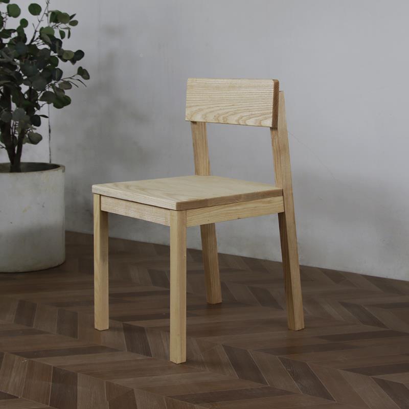 北全实木餐椅黑胡桃白蜡椅子餐桌椅家用靠背桌椅工013厂店书欧家