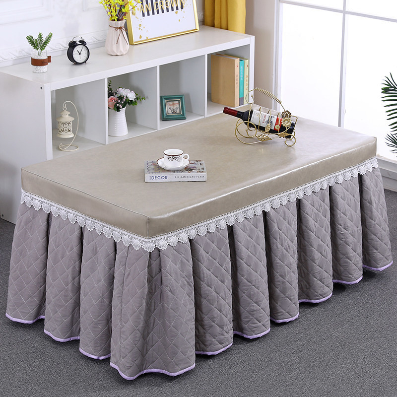 新款烤火罩长方形烤火罩桌布茶几裙摆式二合一家用揭盖取暖桌罩套