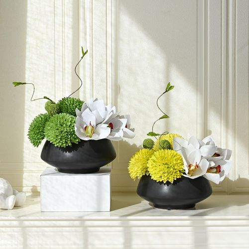 装饰花卉仿真花高档餐厅花酒店桌花高端摆花仿真绿植造景假花摆设