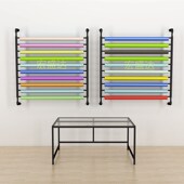 汽车改色膜展示架太阳膜 裁膜台车衣膜防爆膜布料皮革展架工作台