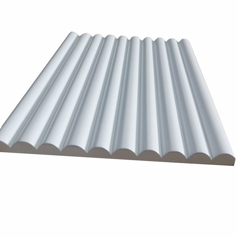 波浪新款板装饰板纹半圆室内外密度板阻燃PVC板通花板造型背景墙