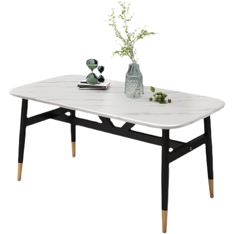 餐桌椅餐厅一桌四椅小户型家用简约出租房商用长方形吃饭桌子