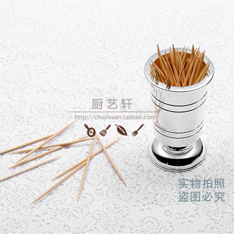牙签盒 牙签筒 创意不锈钢/镀金/镀银竹节牙签盒 牙签盅 牙签罐