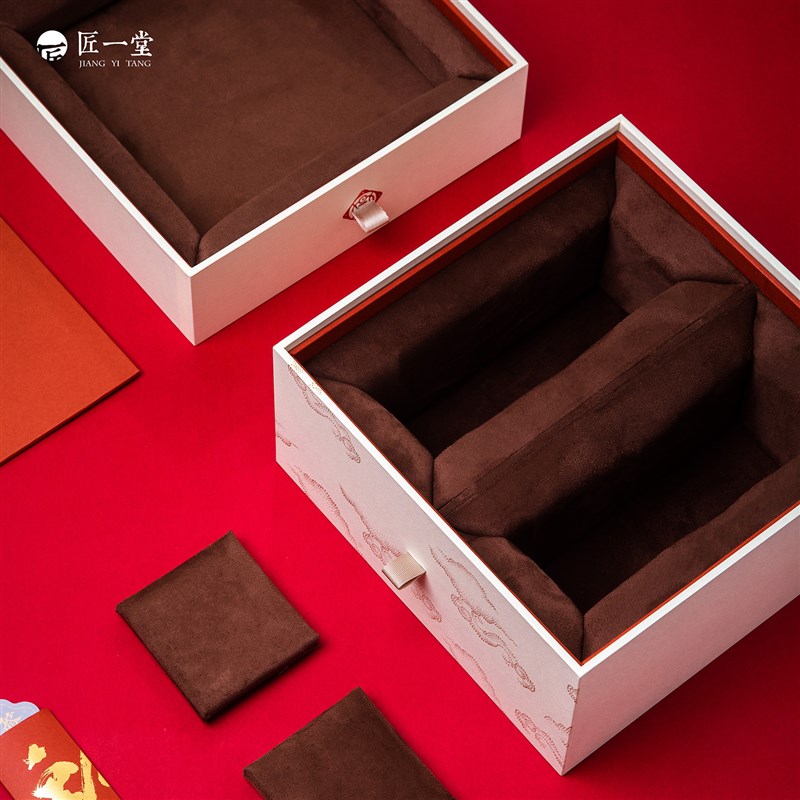 上上签202层商务公司定制礼品装陶瓷砂茶具茶饼茶叶罐包装盒