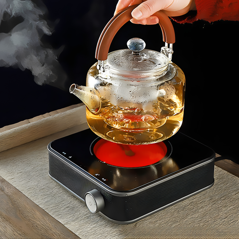 电陶炉煮茶器202新款煮茶炉小型电磁炉家用烧水养生泡茶壶电热炉