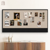 软木板毛毡板照片墙背景挂景板留言板组合相框墙贴墙上相片主题墙