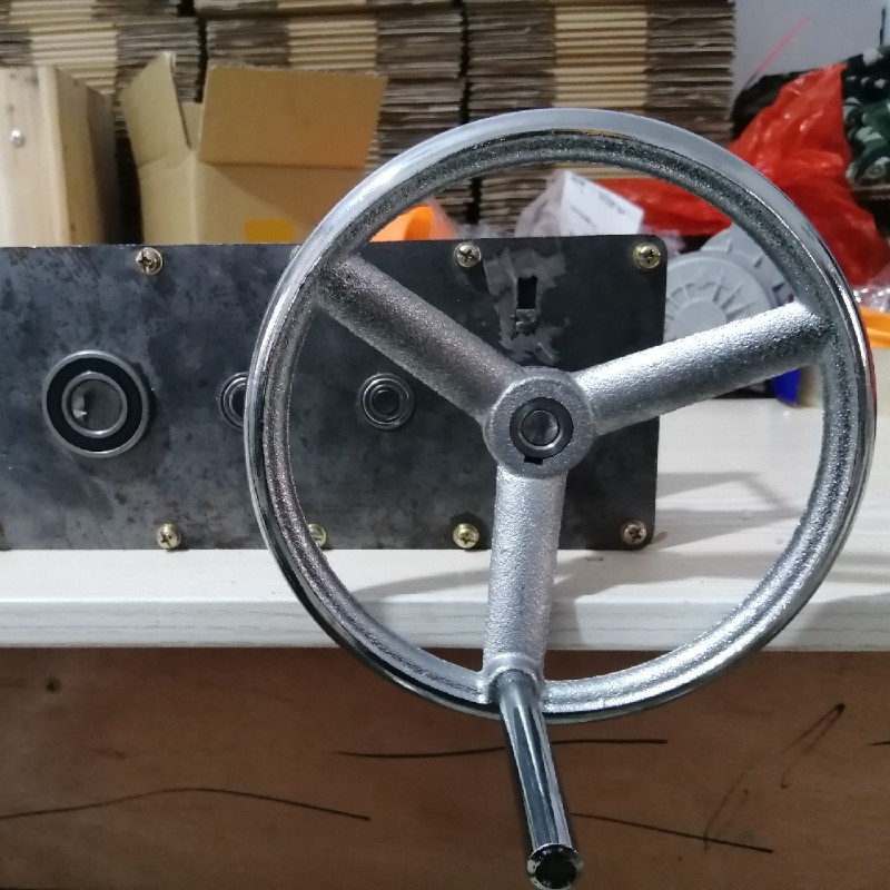 手轮减速齿轮箱传动带防止翻转反转功能金属增速变速齿轮箱可