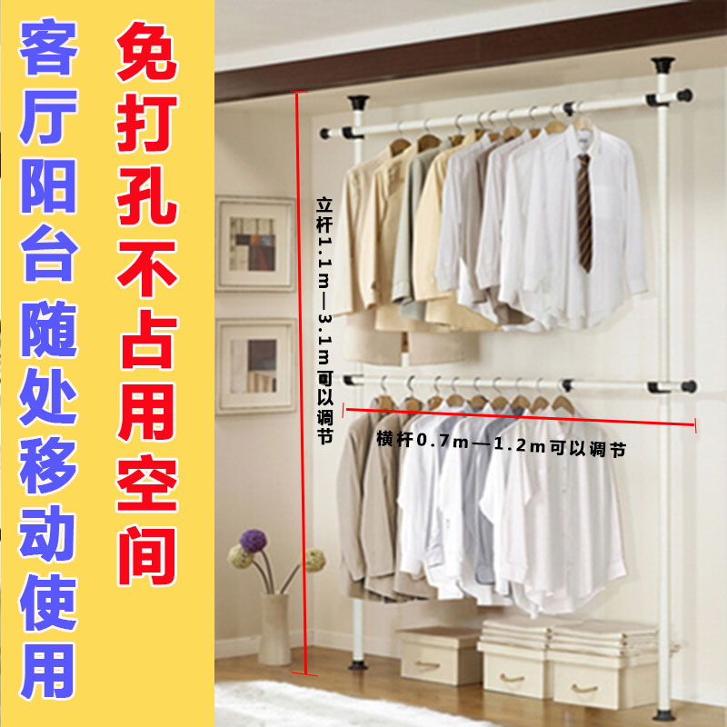 韩式简易大衣柜布艺简约现代多功能卧室经济型钢架组装衣橱柜