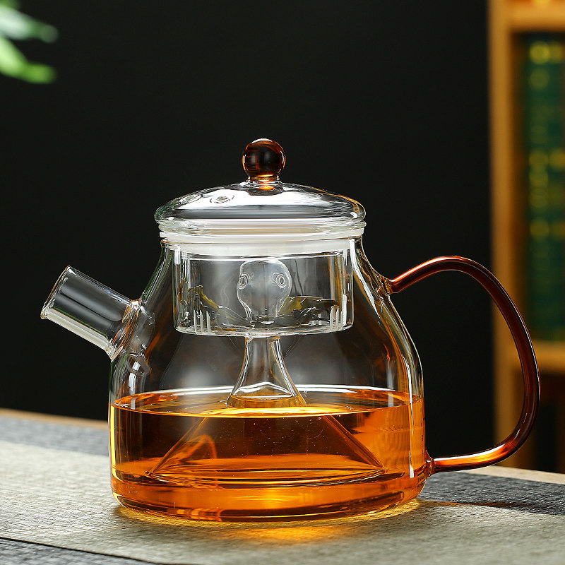 加厚蒸煮茶壶耐高温玻璃煮茶器电陶炉套装自动保温泡茶壶养生壶