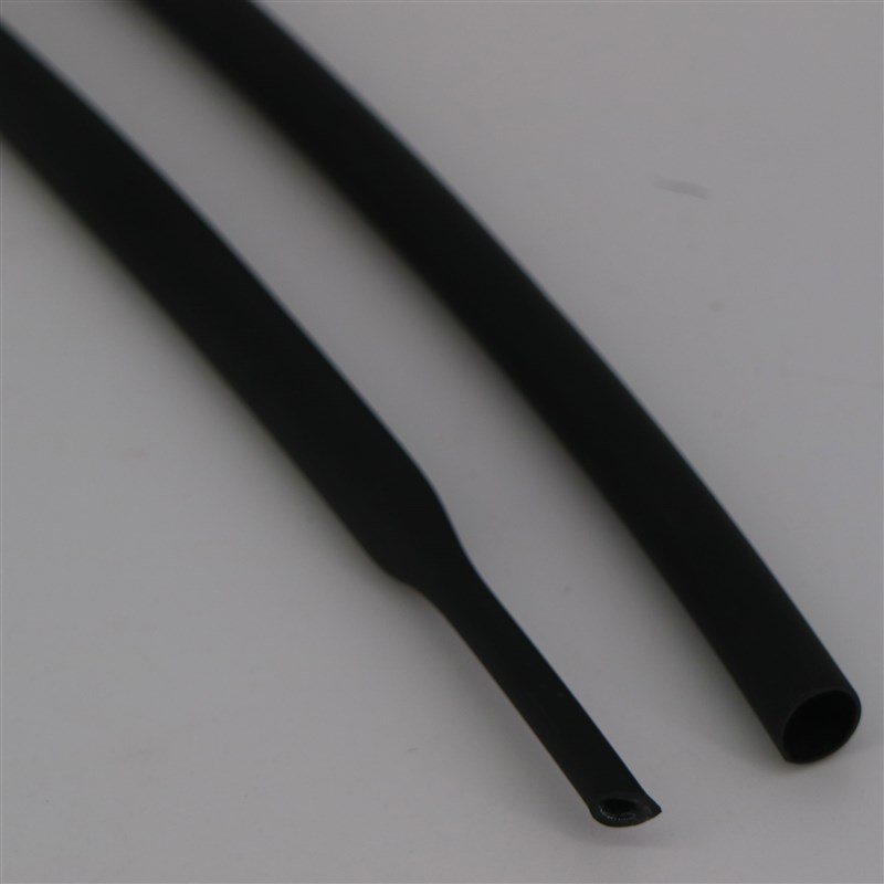 管壁黑色绝缘加厚收缩字倍3带胶热缩管无带胶热缩管i.