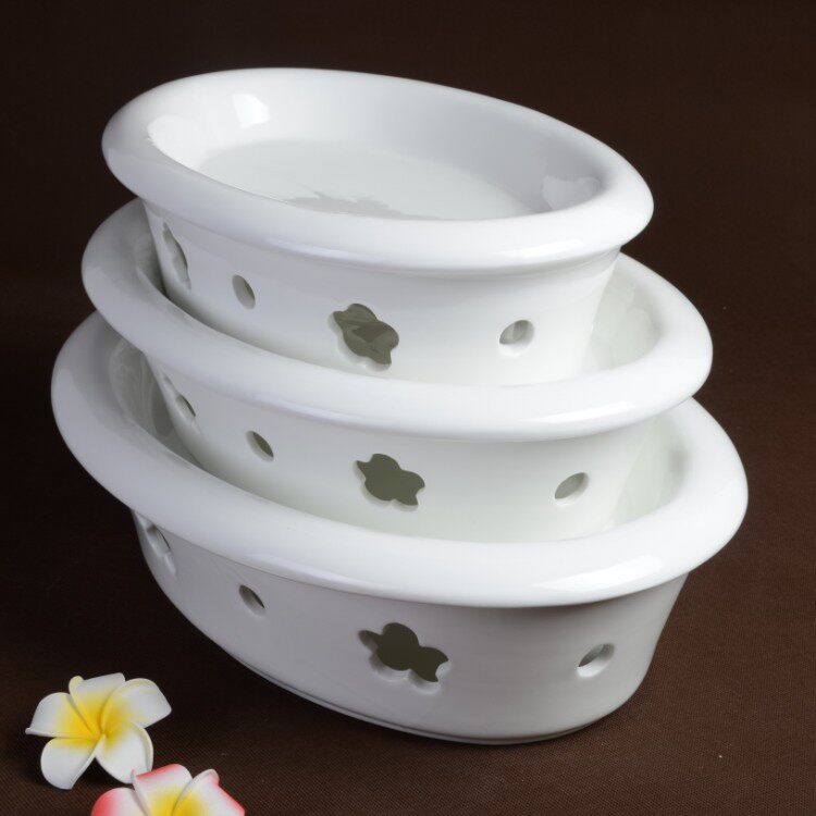 酒店餐具创意陶瓷炉锅固体酒精蜡烛底炉座烤鱼盘汤煲保温炉旦形盘