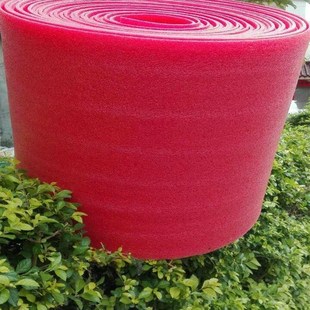 包装 防震填充气泡垫红色防静电发泡沫棉 EPE珍珠棉板 膜宽1米 包邮