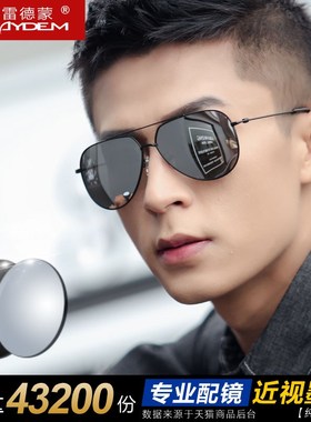带度数近视墨镜男士偏光太阳镜2025新款有级感开车专用驾驶眼镜