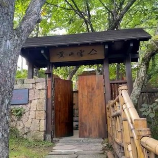 防腐木门楼户外木制中式庭院门楼定制花园入户门乡村小院茅草门头