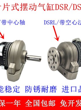 DSR叶片式摆动气缸DSRL/DSR-10-12-16-25-32-40-180-P-FW旋转气缸
