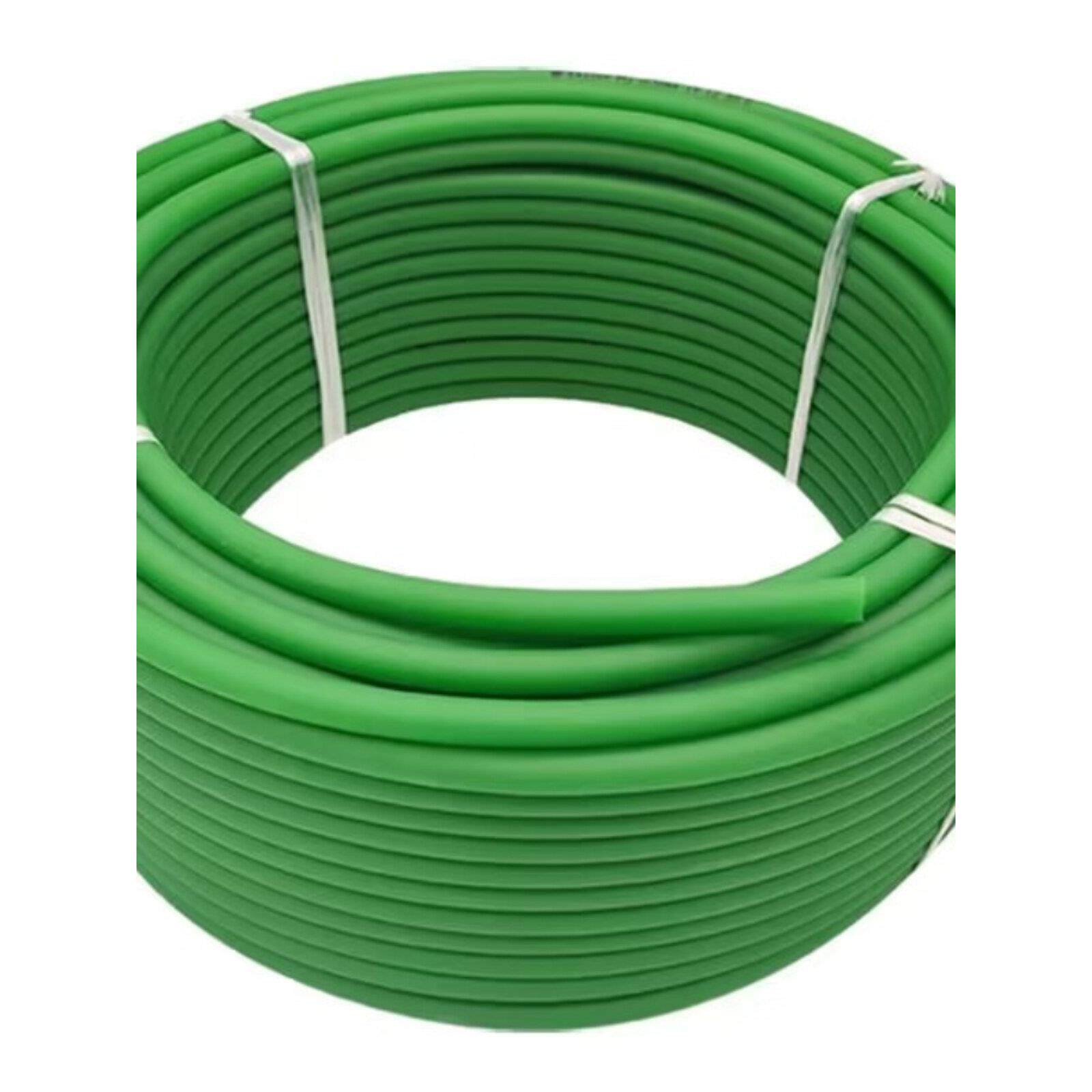 聚氨酯PU圆带绿色粗面可接驳圆型皮带O型粘接电机传动带工业皮带