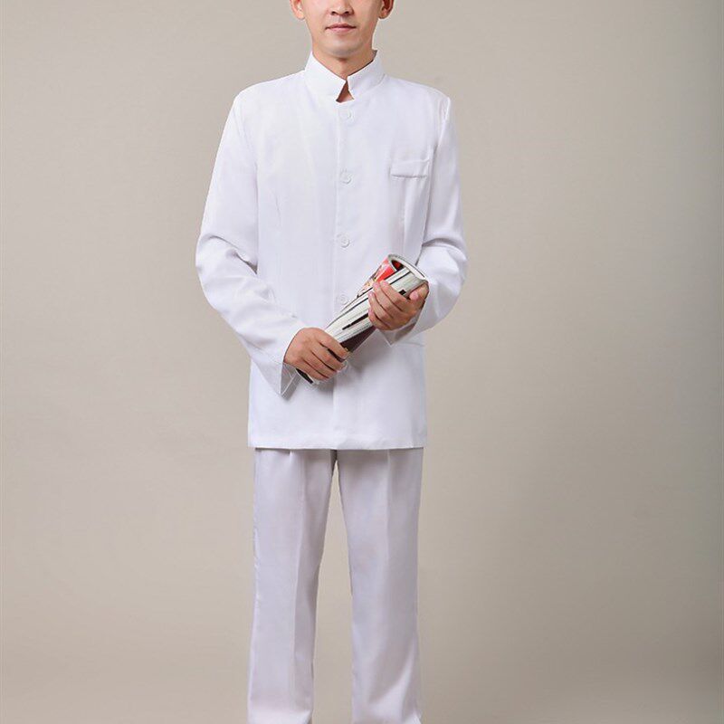 民国学生装男女五四青年装民国风男装中山装男班服舞台合唱表演服