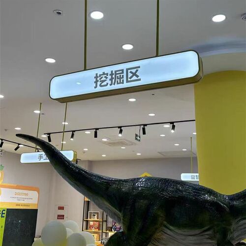 网红亚克力灯箱广告牌门头通体双面发光亚克力吊牌灯箱悬挂导视牌