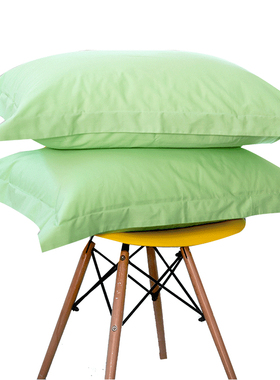 Frola枕套纯棉全棉一对装枕头套大号加大48x74内胆套单人学生宿舍