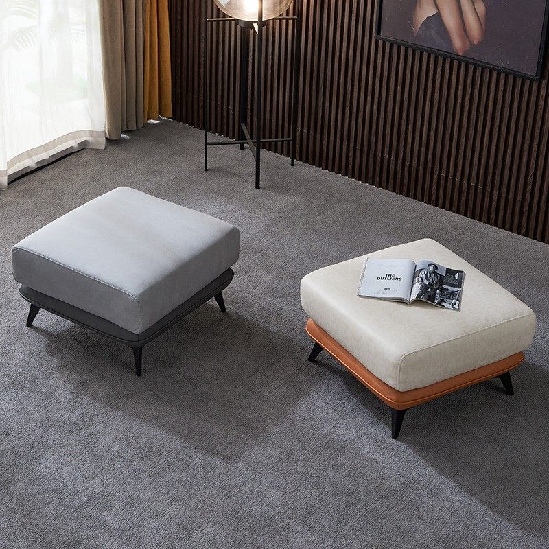 意式轻奢沙发脚踏单个科技布沙发凳客厅方形脚踏凳搁脚凳沙发脚凳,住宅家具,沙发凳/脚踏,淘宝优惠券,粉丝福利购,淘宝优惠卷