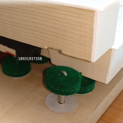 钢琴调律工具键盘垫圈钢琴配件大呢圈声容调音呢垫圈绿色消音毡垫