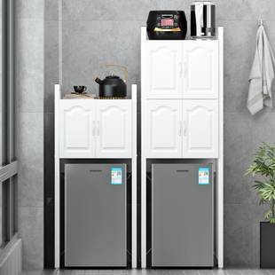 冰箱置物架落地多层厨房微波炉上方置物架烤箱上面收纳层架冰柜架