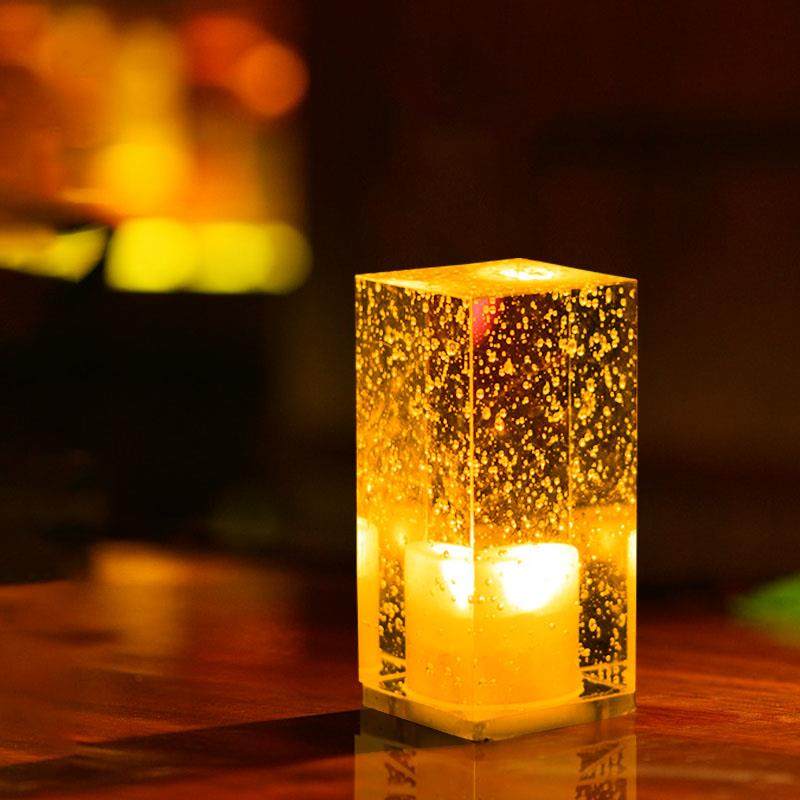 led充电酒吧台灯创意个性咖啡厅餐桌清吧装饰氛围小夜灯酒吧桌灯