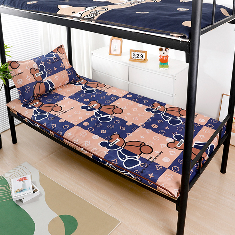 学生宿舍床垫套全包拉炼式床笠罩单件职工床罩床垫床包2023新款