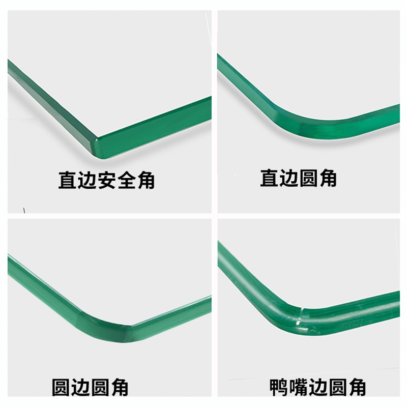 钢化玻璃定制4-19mm餐桌茶几台面磨砂烤漆设备玻璃板加急定做桌面