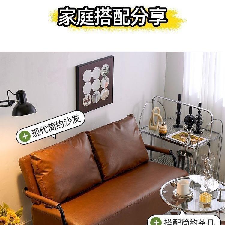 网红新款沙发出租房屋复古小户型直排沙发服装店2024公寓客厅卧室