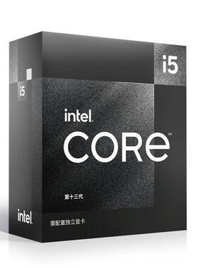 英特尔13代酷睿i5-13490F盒装CPU 10核心16线程电脑处理器适用