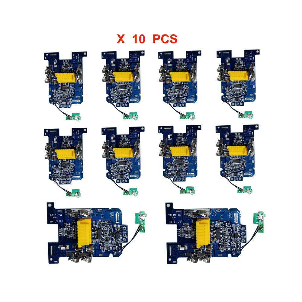 替代MAK牧田18V工具电池保护板10个蓝色大板BL1860B 5芯10芯18650