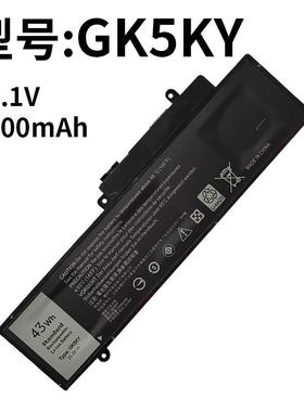 适用戴尔GK5KY 灵越 13 7347 7348 灵越 11 3147 3148 笔记本电池