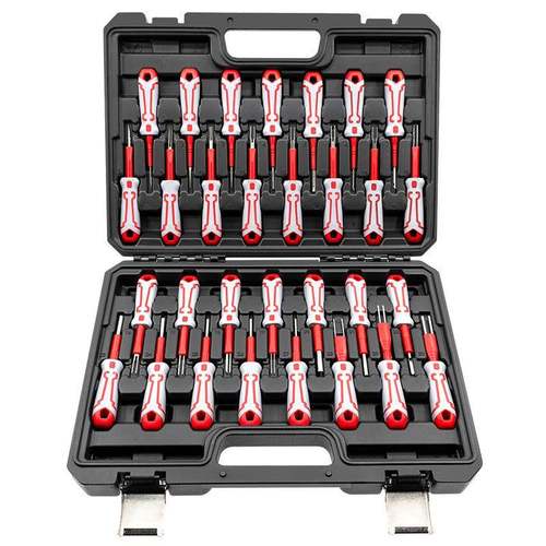 30件汽车端子拆卸退针器线束插头解锁工具电路拔取出钥匙线路拆装