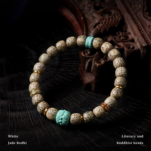 武当山官方海南星月菩提手串藏式工艺高密高抛男女文玩念珠手链