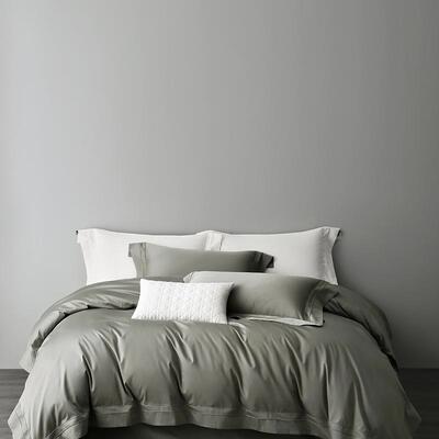 Mark Cross简约纯色长绒棉四件套四季款亲肤裸睡纯棉床单被套床品