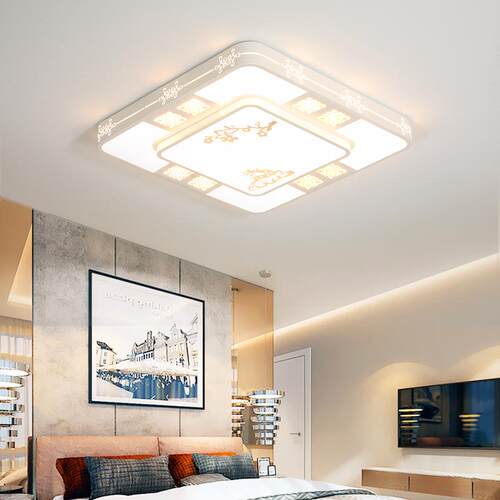 客厅卧室大灯LED现代简吸约大气主灯灯式顶灯全屋新中灯具93766大