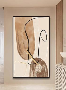 纯手绘画客厅SH167玄关过道立体肌现理装饰挂画油幅抽象代简约落