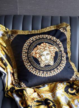 BK9K奢欧式苏抱枕流F755T8SH店宾馆靠垫套办公酒室华酒店ktv沙发