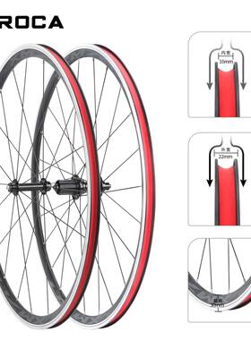 速XM70700C2公路车铝合轮组快拆圈刹前公后4培林金竞轮组
