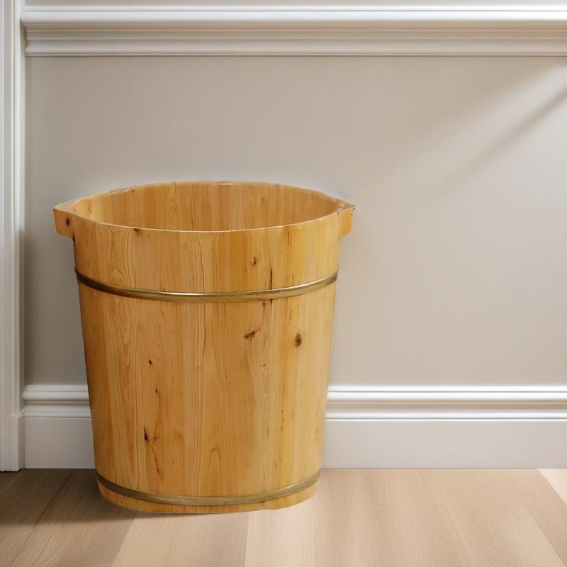 泡木桶家用实质木木盆足浴桶厂家一件恒温泡脚木桶洗脚养生脚泡脚